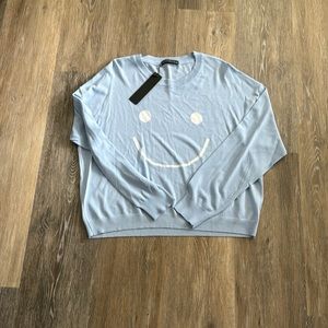 One size light weight smile sweater